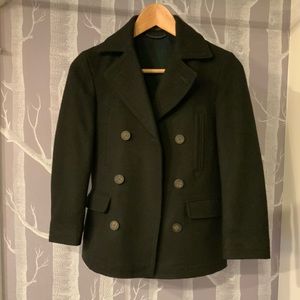 Ralph Lauren Boys 8R Black Peacoat